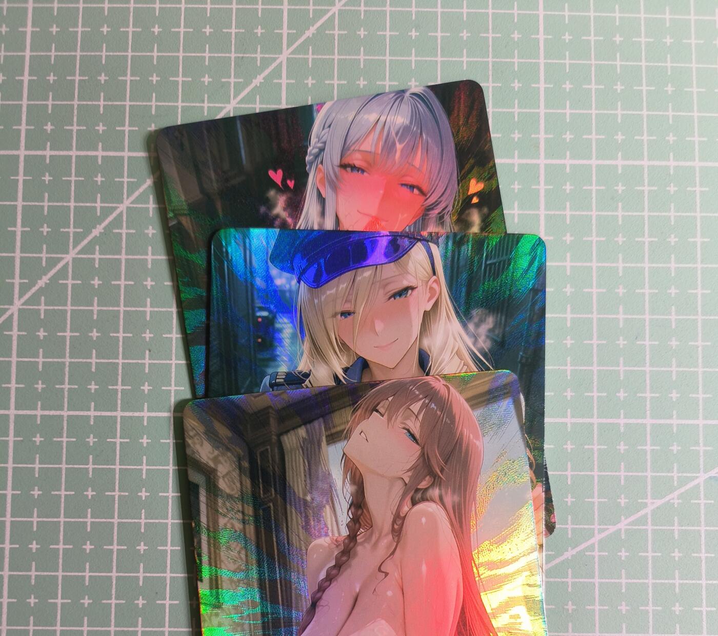 C先生卡牌 第27期 持续收拍品中…零手续费代拍 【彩闪】墨卡文化《大雷芳华》3张 艺术卡