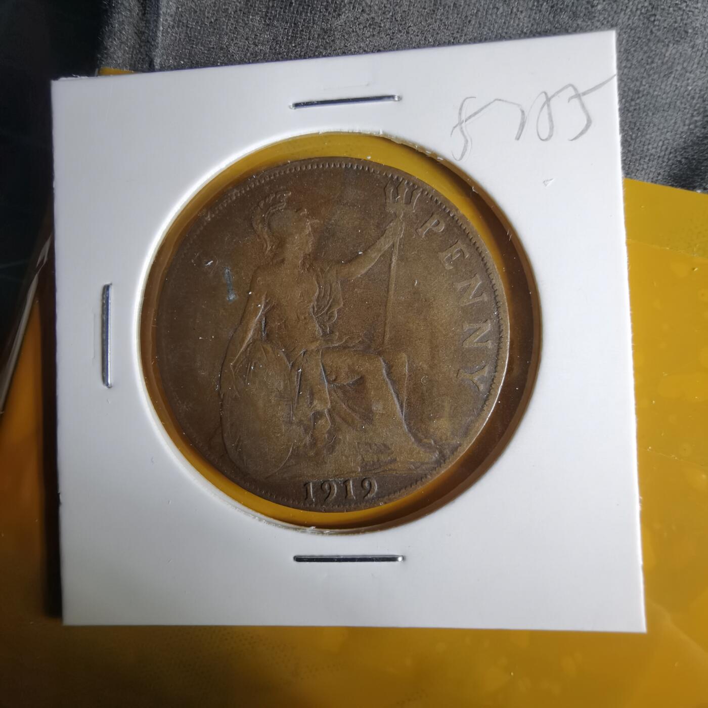 沼泽如烟--第1057场 英国1919年1便士