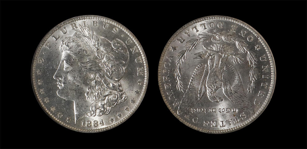南京三省2026年春季拍卖会 世界币章&现代币 1884年美国摩根银元