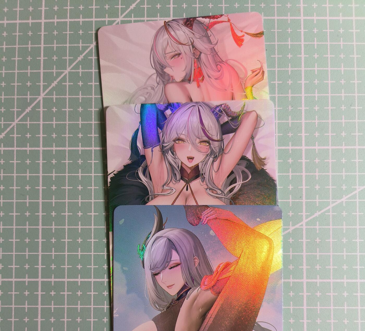 C先生卡牌 第27期 持续收拍品中…零手续费代拍 【彩闪】枕边尤物 3张 艺术