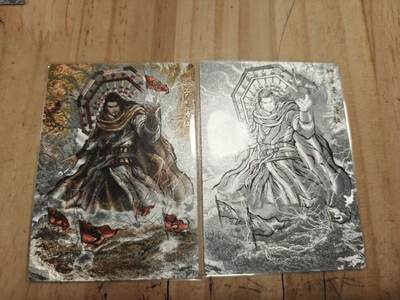 寸草不生 马年拍卖第三期 GOGOGO   张建东水浒 第二弹  原色   线稿 粗闪 一组 神算子 蒋敖