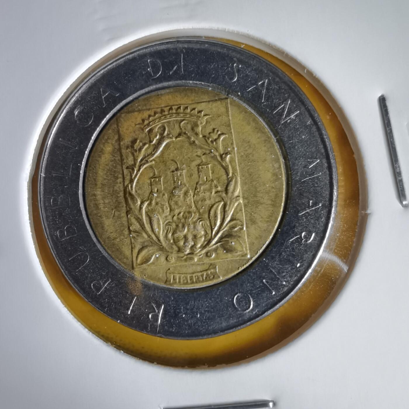 沼泽如烟--第1059场 圣马力诺1988年500里拉