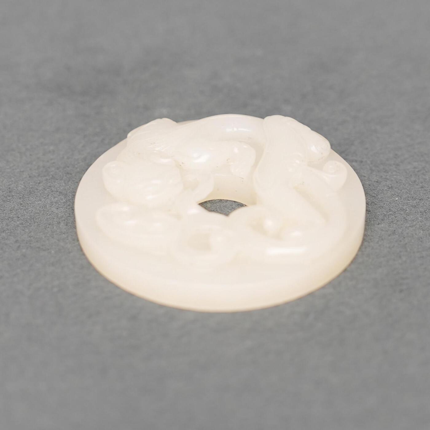 碧月说宝.韫玉流光-南京文物公司明清玉器专场（一） 玉螭龙佩