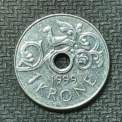 逸泉钱币2026第十九场世界钱币纪念币B2310-2754 2347挪威1999年1克朗