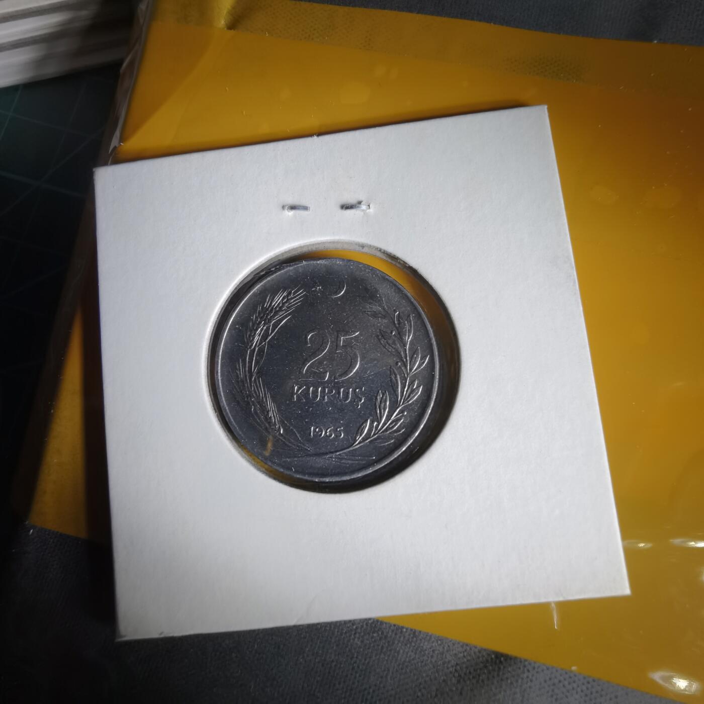 沼泽如烟--第1059场 土耳其1965年25库鲁