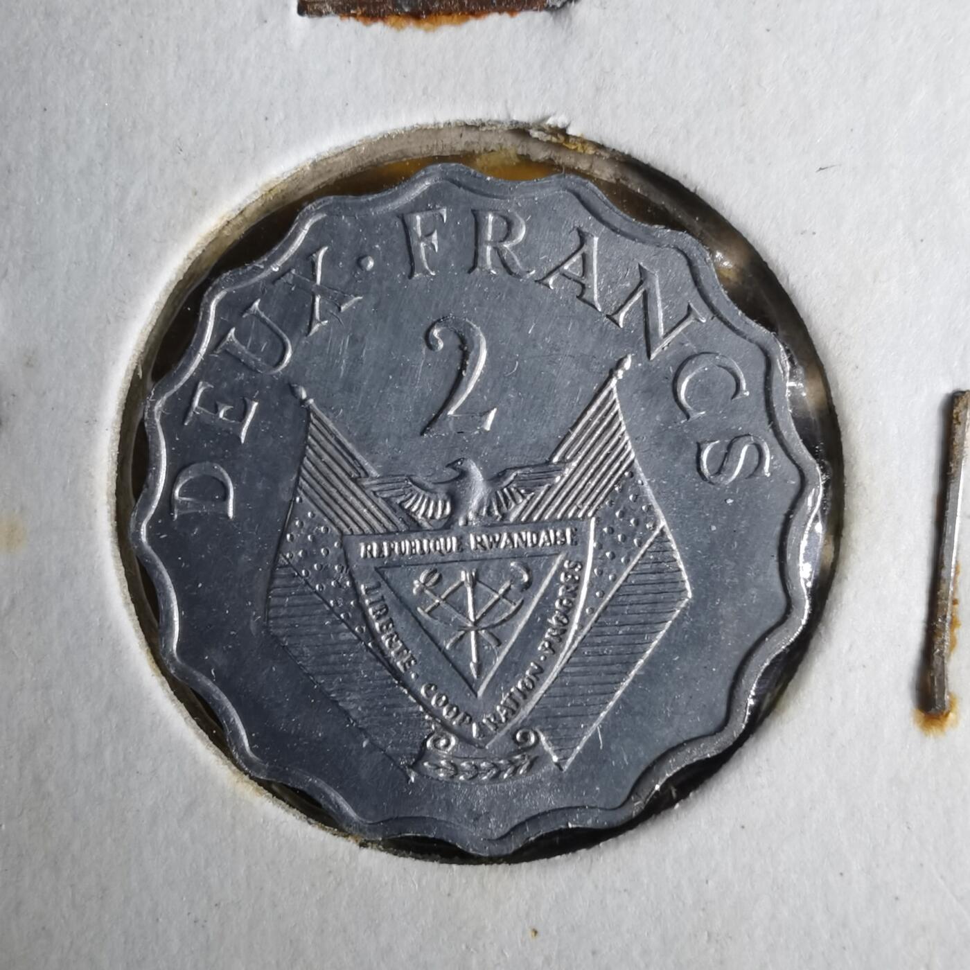 沼泽如烟--第1057场 卢旺达1970年2法郎