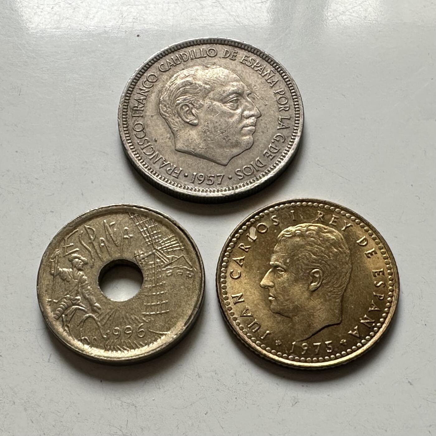 🌹外币初藏🌹🐯2026年第43场   每周二四六晚8️⃣点  世界硬币 西班牙三枚