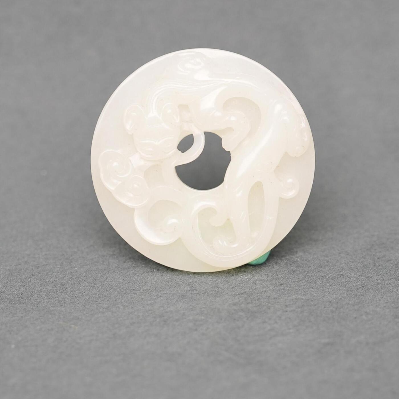 碧月说宝.韫玉流光-南京文物公司明清玉器专场（一） 玉螭龙佩