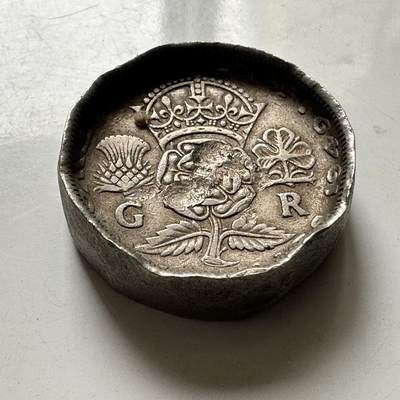 🌹外币初藏🌹🐯2026年第43场   每周二四六晚8️⃣点  世界硬币 - 英国1949年2先令 手工捶打