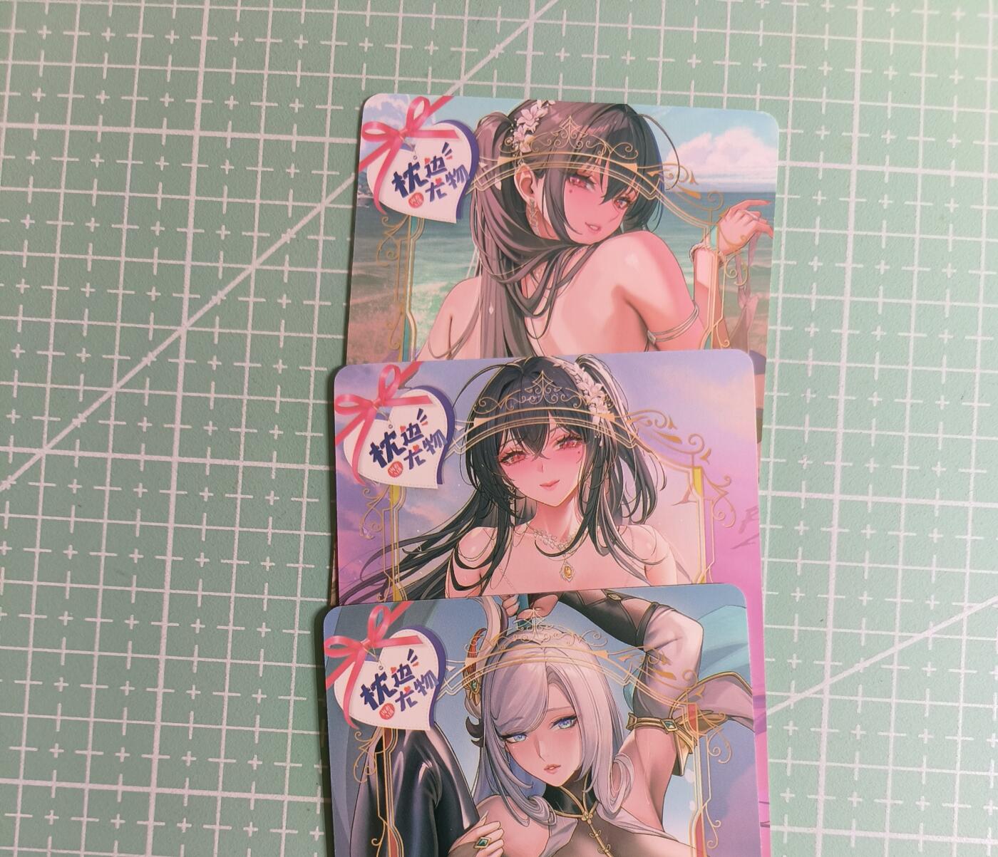 C先生卡牌 第27期 持续收拍品中…零手续费代拍 【彩闪】枕边尤物 3张 艺术