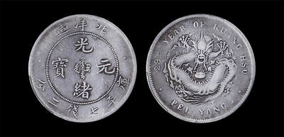 南京三省2026年春季拍卖会 机制币&金银锭&纸钞 - 1903年光绪二十九年北洋造光绪元宝库平七钱二分