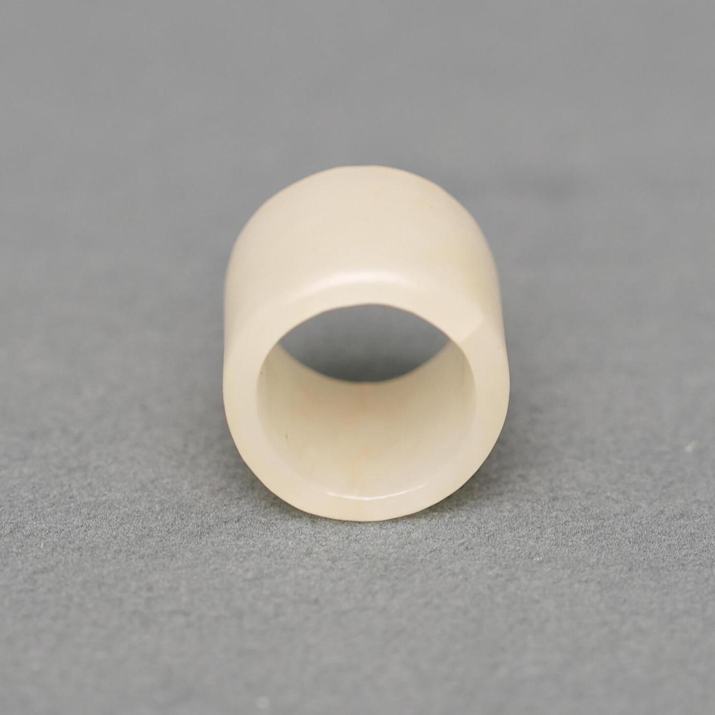  碧月说宝.韫玉流光-南京文物公司明清玉器专场（二） 白玉扳指