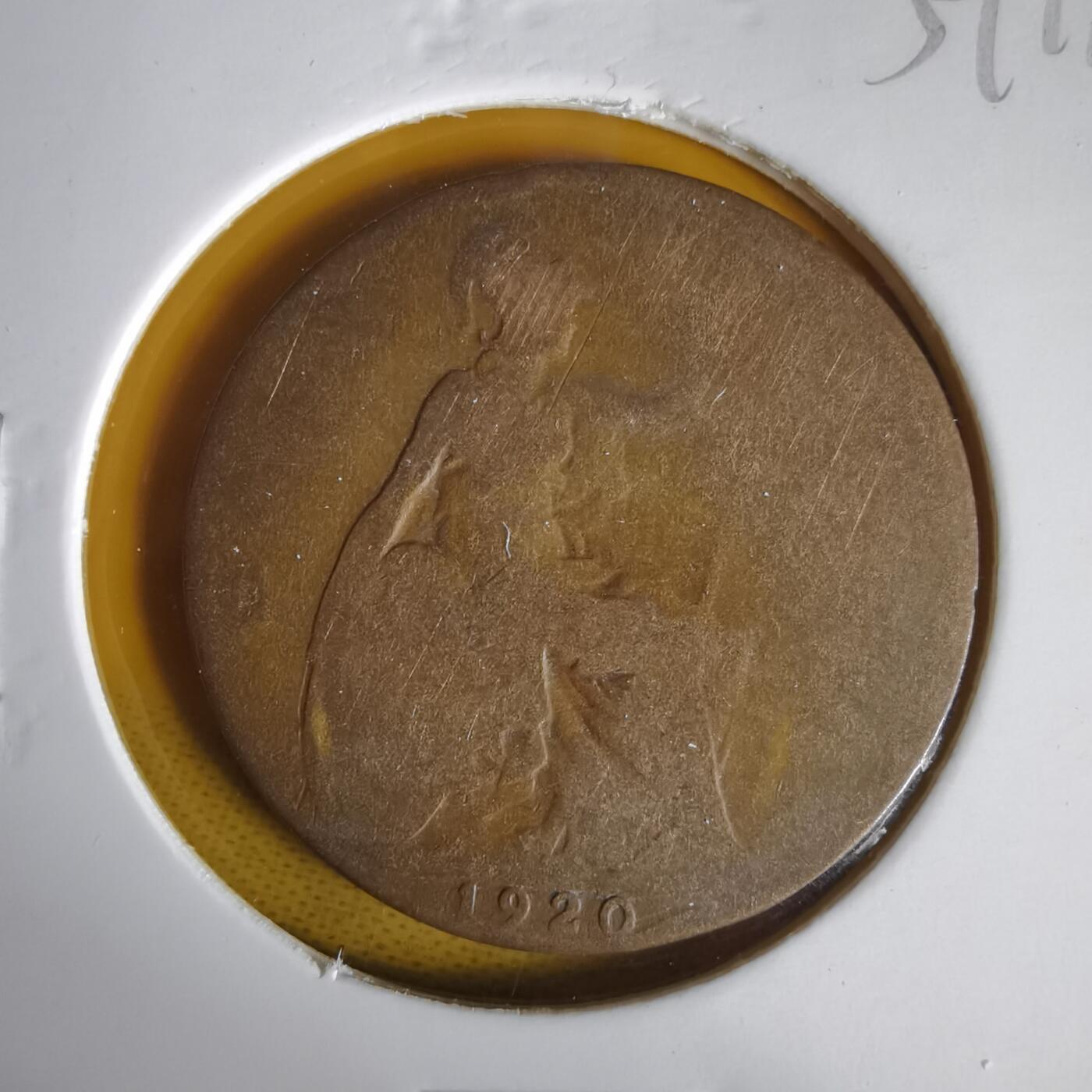 沼泽如烟--第1059场 英国1920年半便士