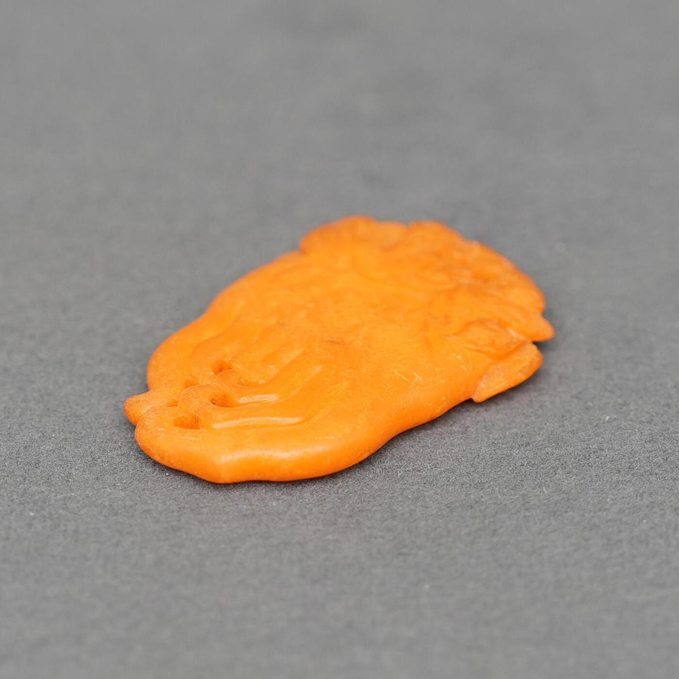  碧月说宝.韫玉流光-南京文物公司明清玉器专场（二） 蜜蜡佛手斋戒牌