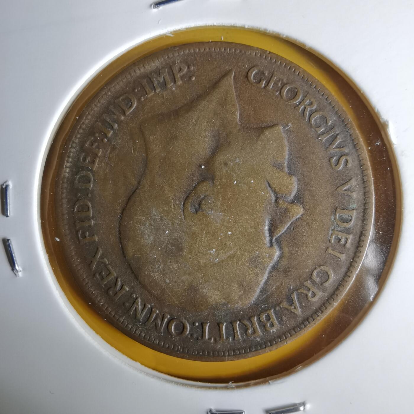 沼泽如烟--第1057场 英国1919年1便士