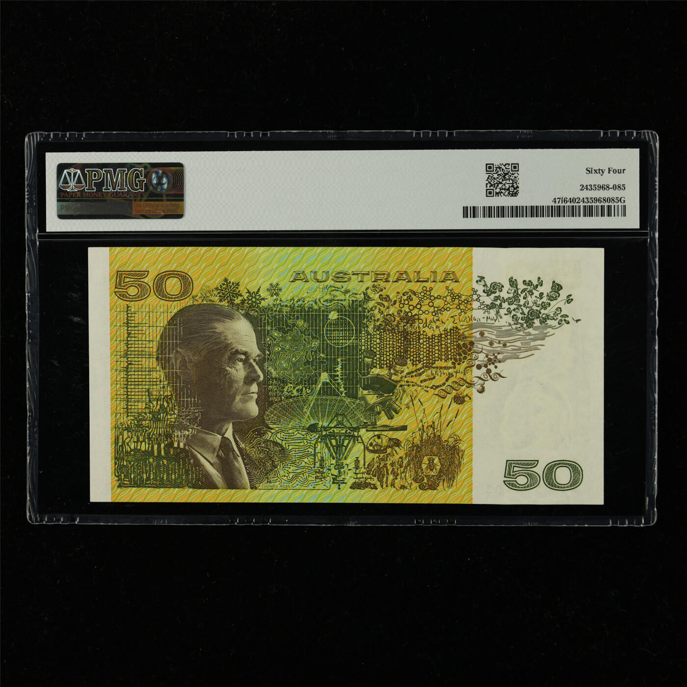【亘邦集藏】第228期拍卖 1994年 澳大利亚50澳元 PMG 64 WSL517603