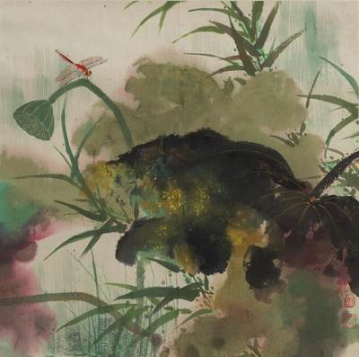 碧月说宝.近现代书画专场（九） 孙志钧 蜻蜓立上头