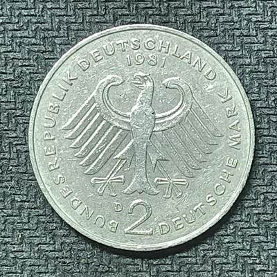 逸泉钱币2026第十九场世界钱币纪念币B2310-2754 2322德国1981年2马克