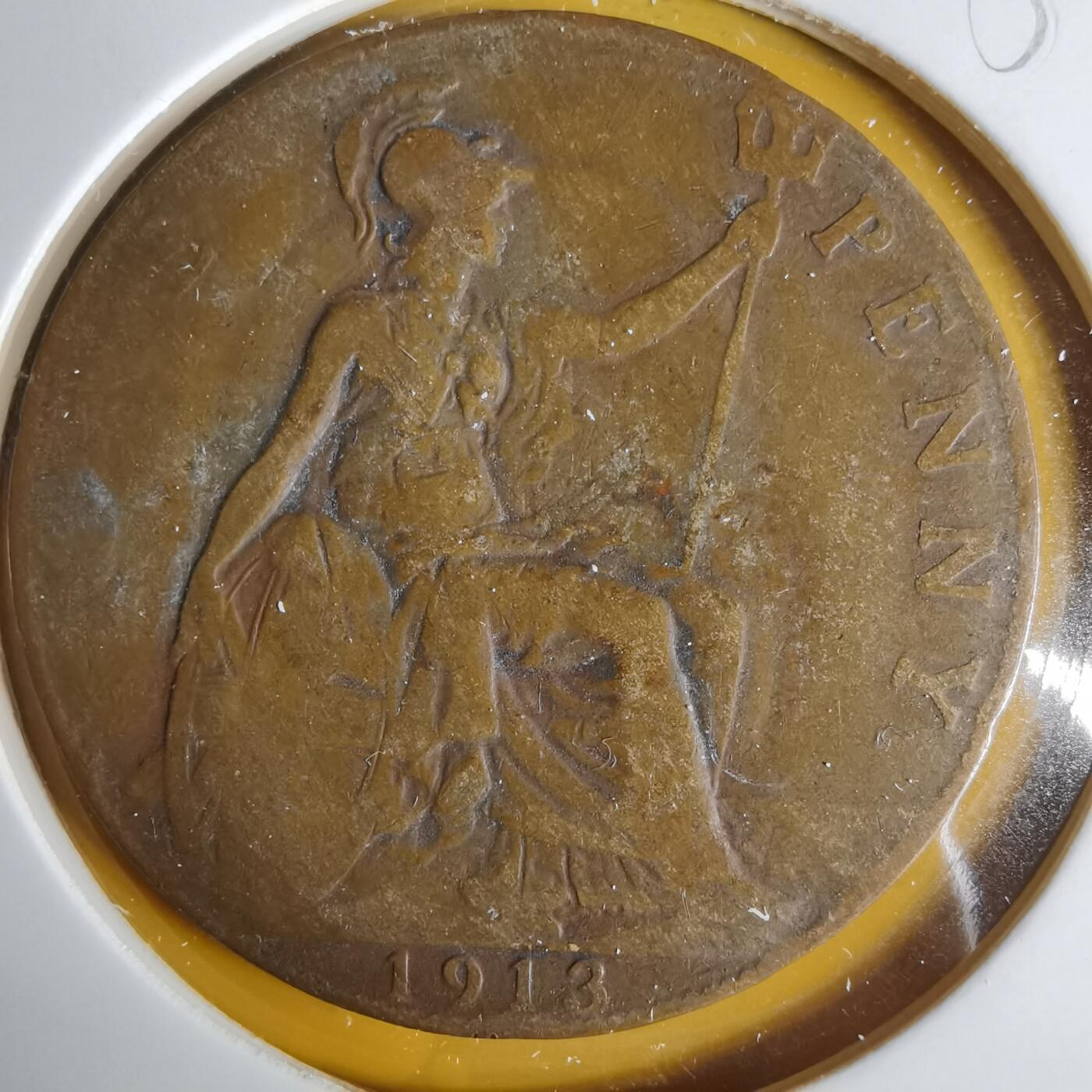 沼泽如烟--第1057场 英国1913年1便士