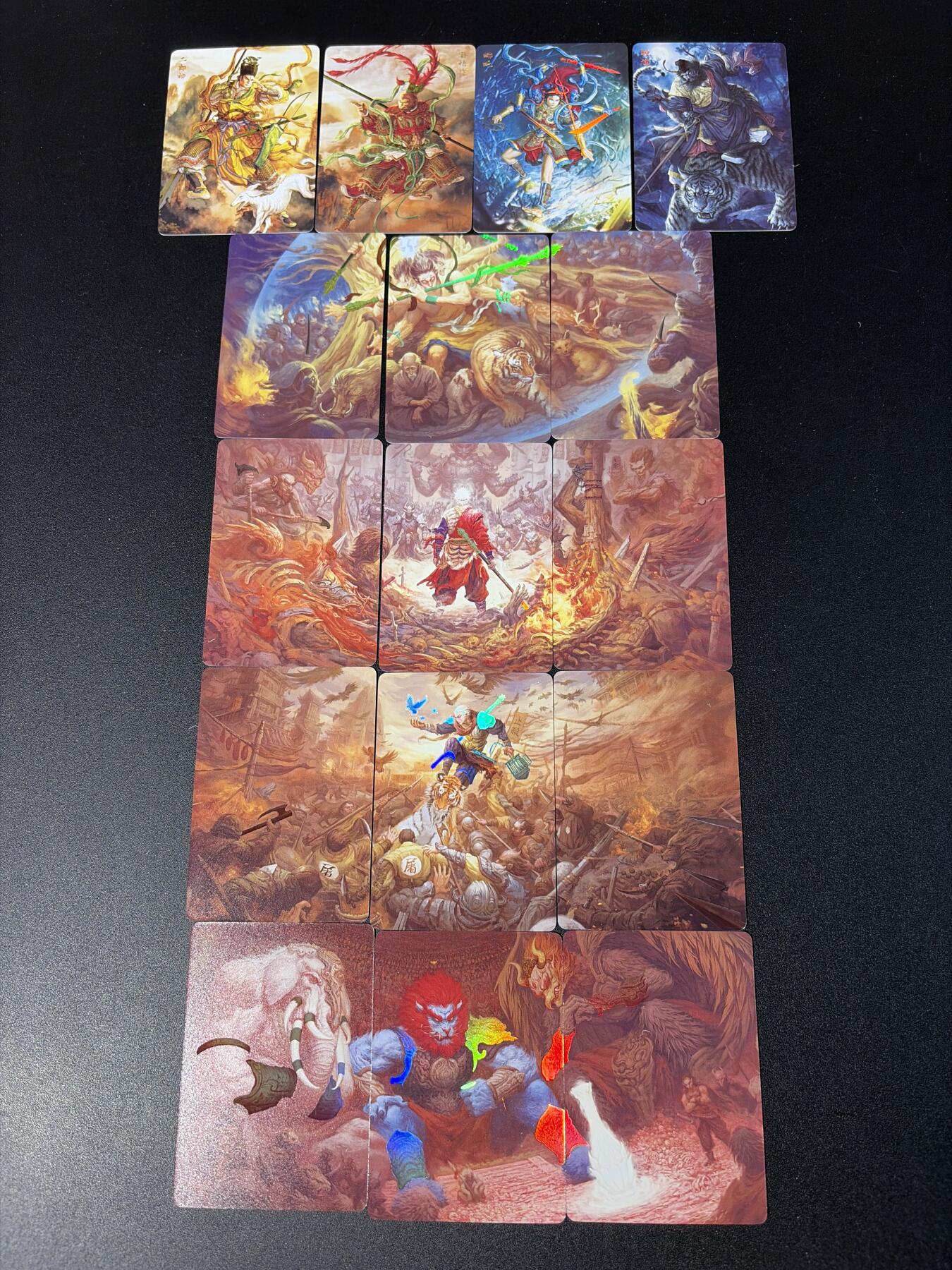 NO.30 好又多金牌大场，每周一站式配齐，方便凑单！（周6晚9点截拍，卖家送拍0抽成！） 【套卡】焱卡 问道东方 无胜彩闪套+黄子鉴 二郎神 孙悟空等 彩闪16张