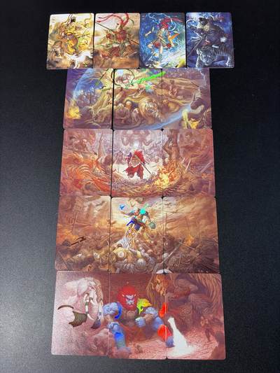 NO.30 好又多金牌大场，每周一站式配齐，方便凑单！（周6晚9点截拍，卖家送拍0抽成！） - 【套卡】焱卡 问道东方 无胜彩闪套+黄子鉴 二郎神 孙悟空等 彩闪16张