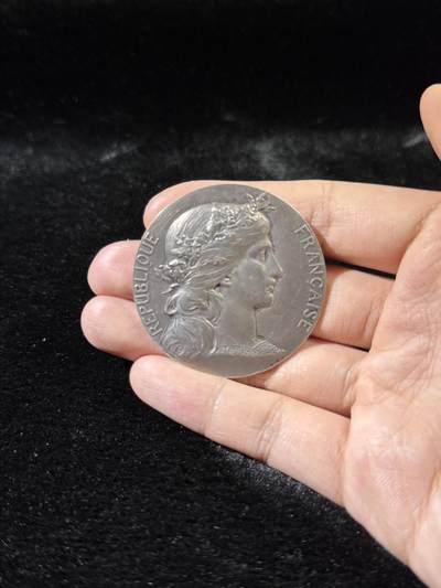 戎马世界章牌大赏第115期 法国章牌，银制，64g