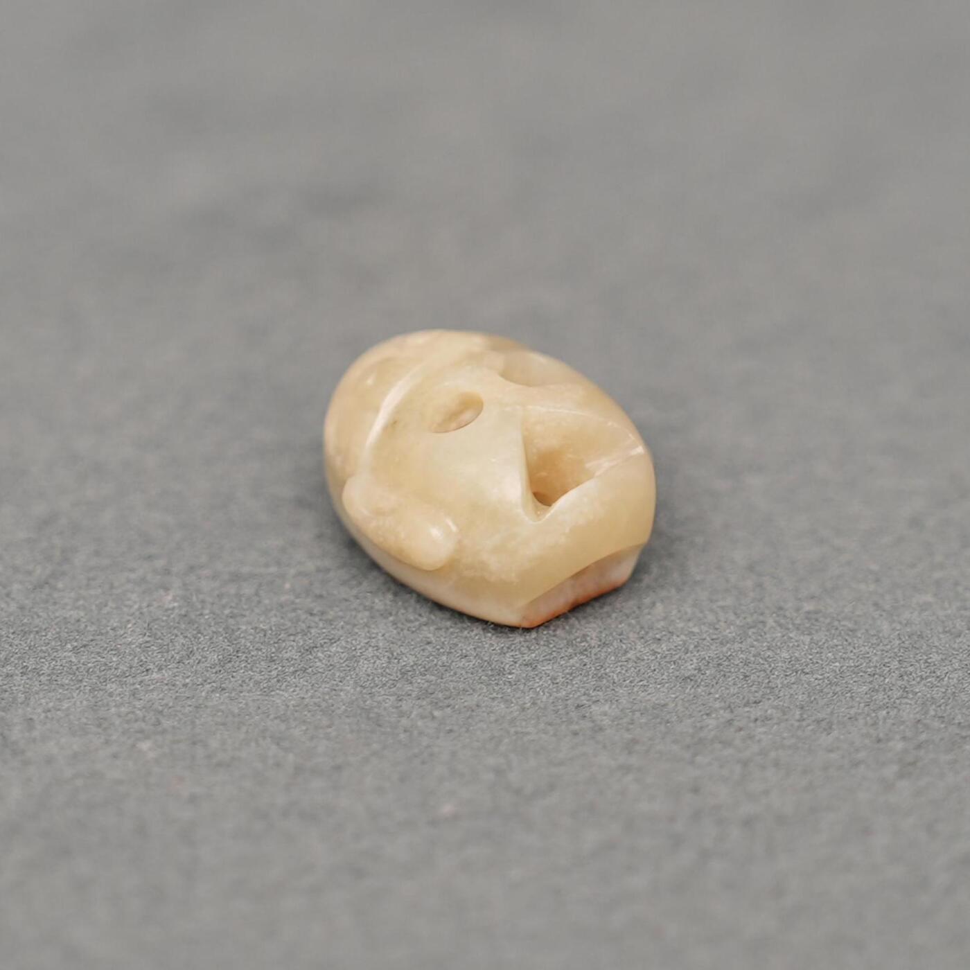  碧月说宝.韫玉流光-南京文物公司明清玉器专场（二） 通天孔迦楼罗头