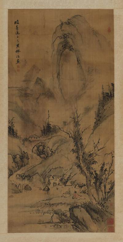 碧月说宝.近现代书画专场（九） 高其佩（款） 指画论道图