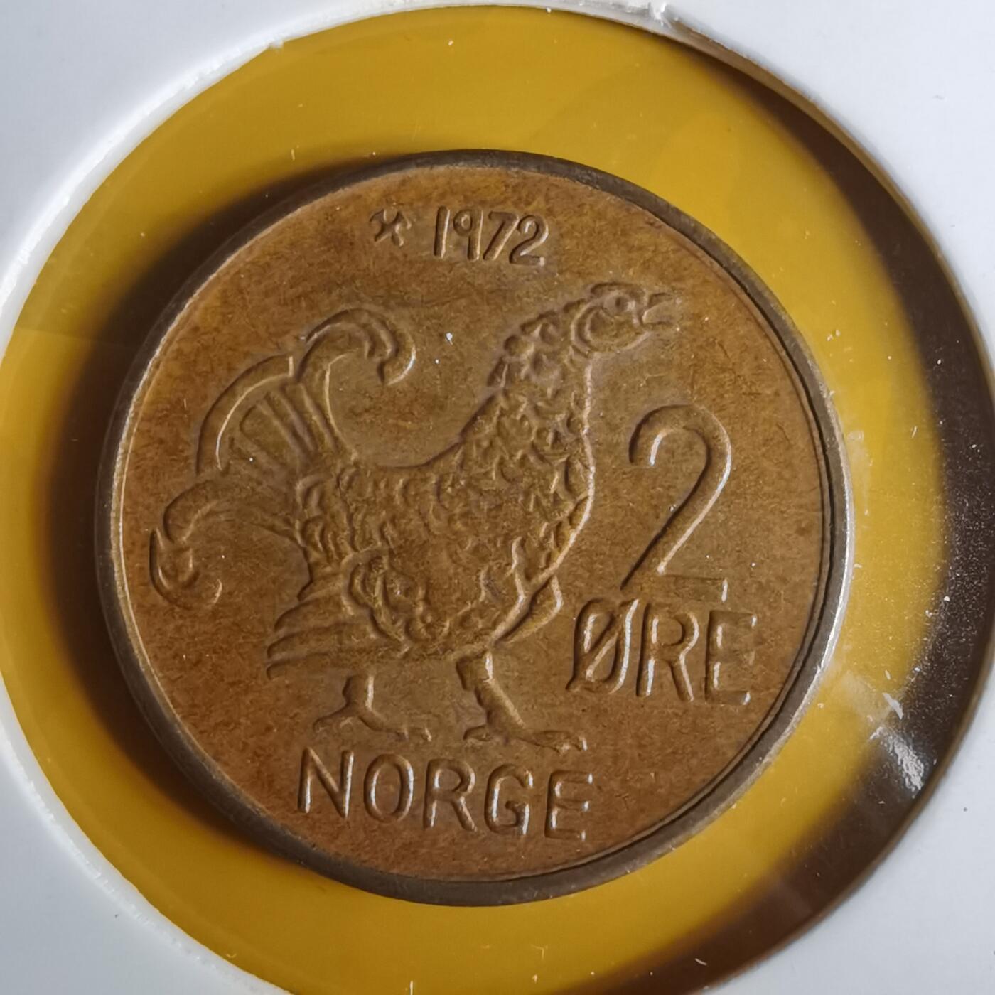 沼泽如烟--第1057场 挪威1972年2欧尔