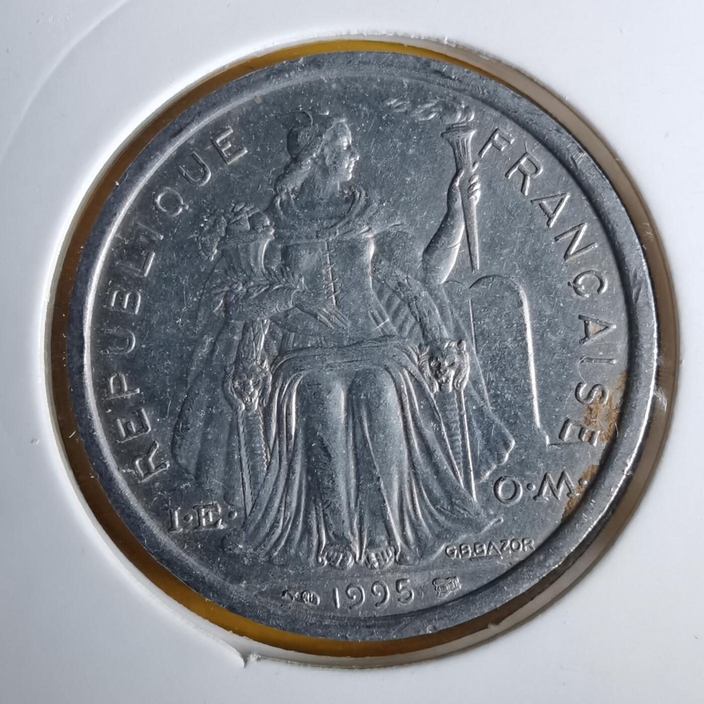 沼泽如烟--第1057场 法属波利尼西亚1995年2法郎