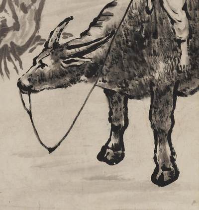 碧月说宝.近现代书画专场（九） 吕凤子 骑牛图