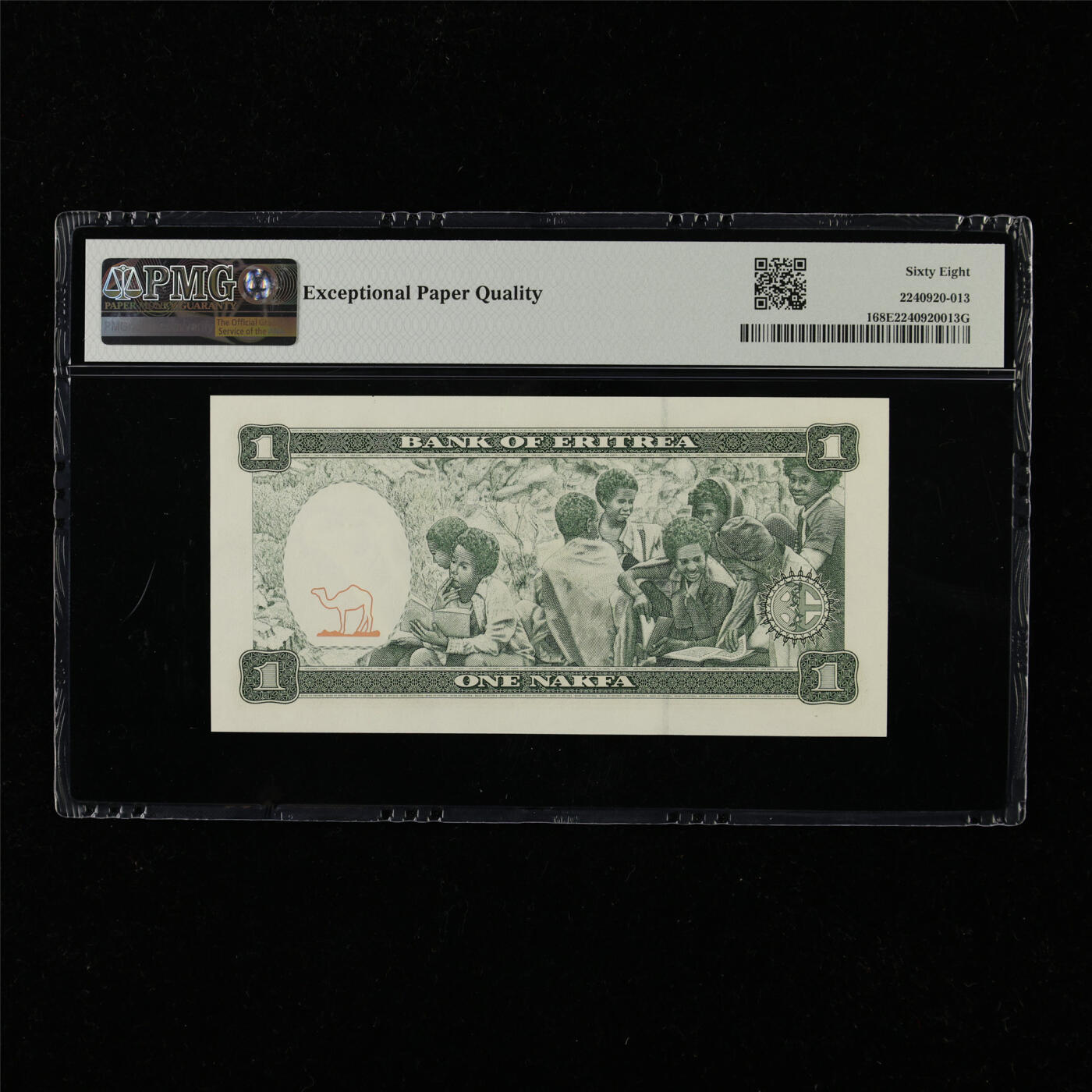 【亘邦集藏】第228期拍卖 1997年 厄立特里亚1纳克法 PMG 68EPQ AN7844063