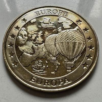 🌹外币初藏🌹🐯2026年第43场   每周二四六晚8️⃣点  世界硬币 - 摩纳哥1994年热气球飞行 1埃居纪念币 38毫米