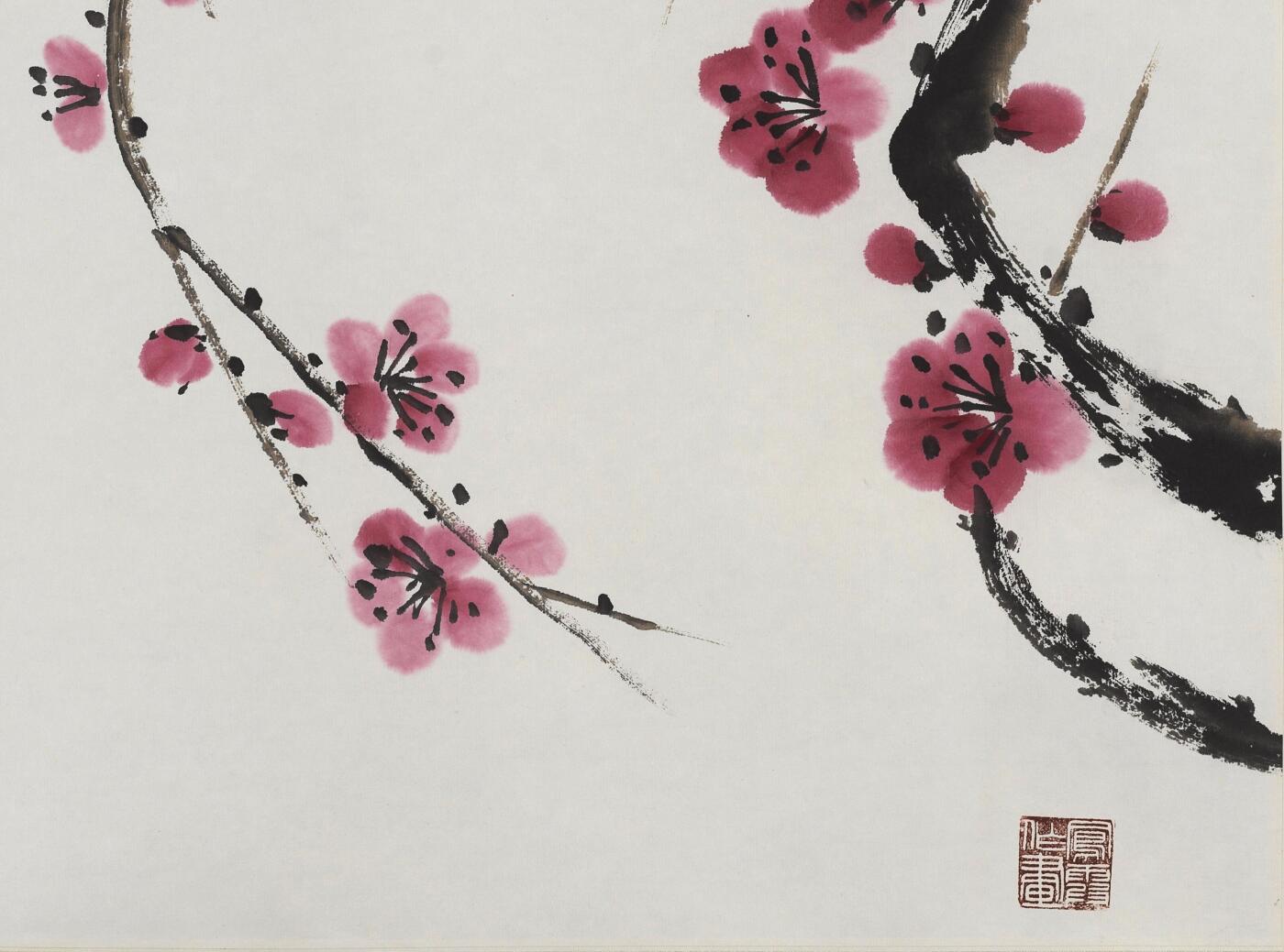 碧月说宝.当代书画专场一 吴祖光、新凤霞合作 玉为风骨雪为衣