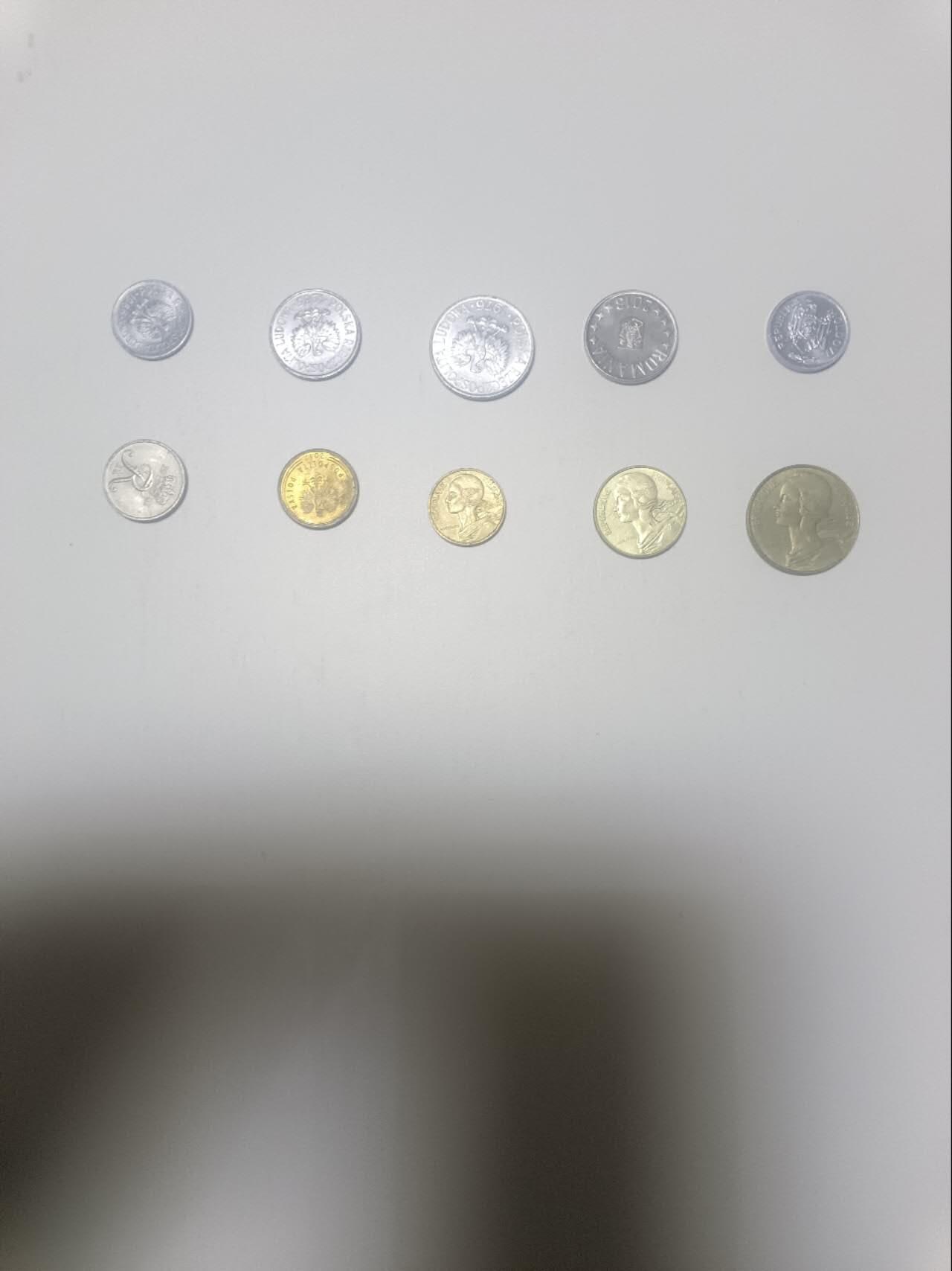 【20260418】非全新纸币和硬币第357场 欧洲国家10枚硬币