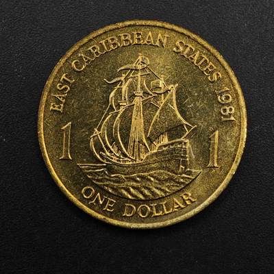 【淘币小摊】实时拍第八百九十二拍   散币场    每周一统一发货 - 东加勒比1981年1元铜币