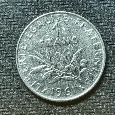 逸泉钱币2026第十九场世界钱币纪念币B2310-2754 2377法国1961年1法郎