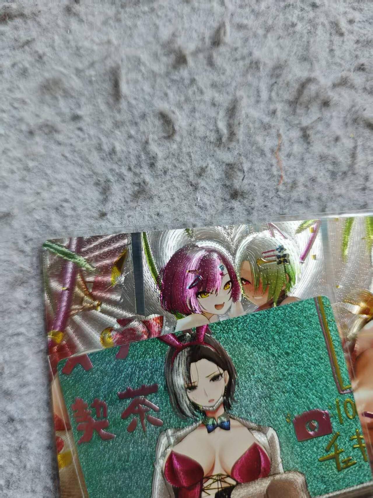 龙虎卡牌-八三场（满200元包邮，无佣金，每周六结拍，欢迎送拍） 粗闪2张 奇点 好看少女