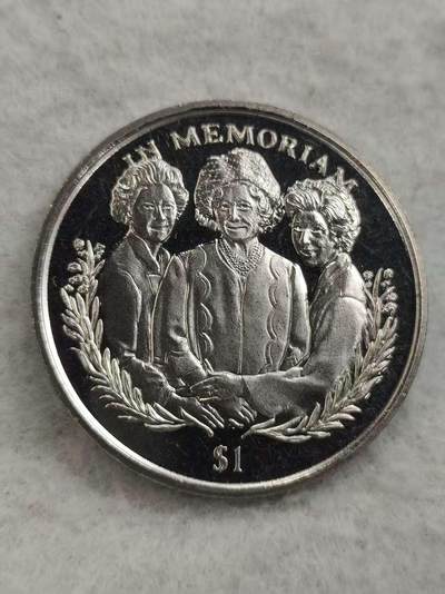 G&W世界散币，银币处理专场（第48场） - 塞拉利昂2002年1元  伊丽莎白王太后逝世  克朗型