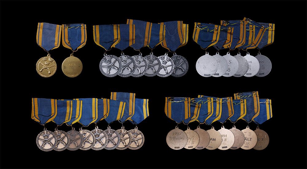 南京三省2026年春季拍卖会 世界币章&现代币 近代瑞士陆军射击技能奖章（一组十五枚）