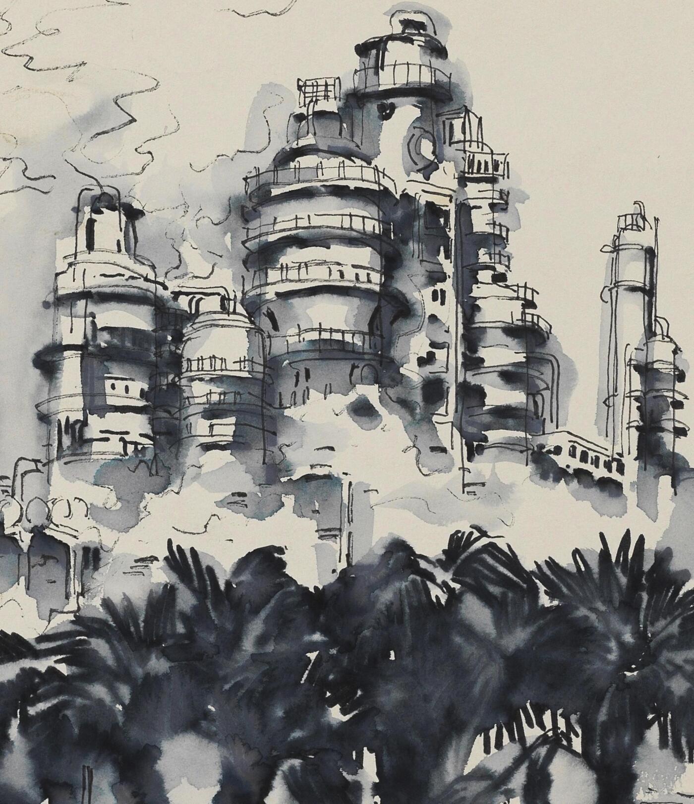 碧月说宝.当代书画专场一 邵宇 工厂新貌