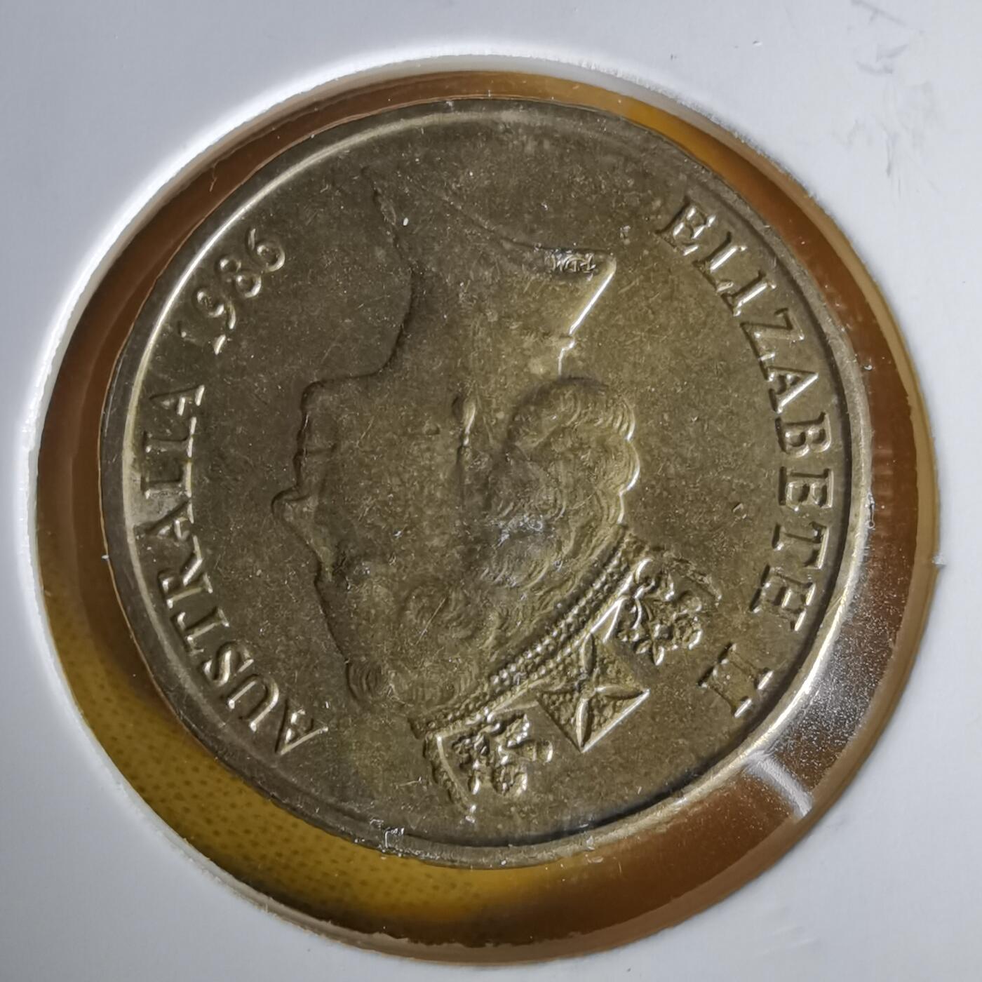 沼泽如烟--第1059场 澳大利亚1986年一元纪念币