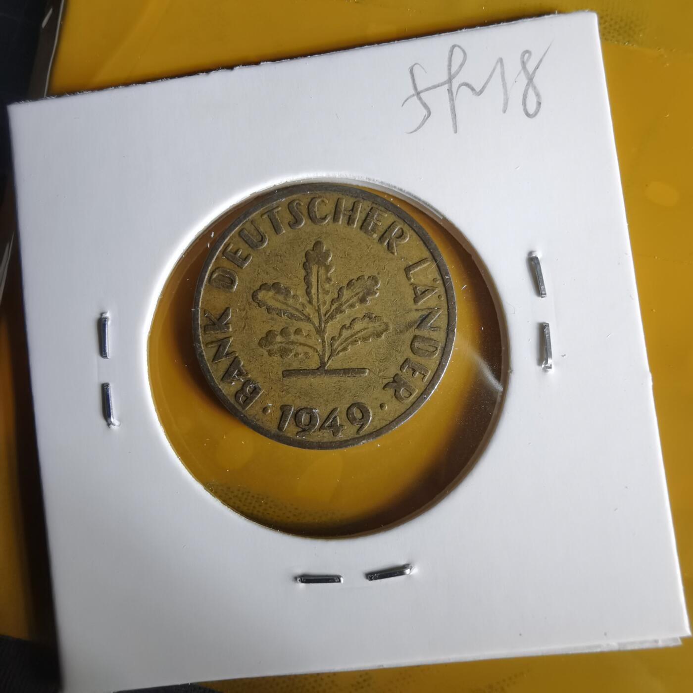 沼泽如烟--第1059场 德国1949年10芬尼银行版