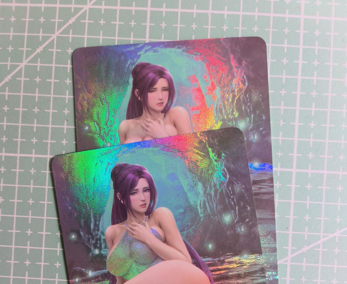 C先生卡牌 第27期 持续收拍品中…零手续费代拍 【彩闪】墨卡文化《古风系列》双服饰 艺术