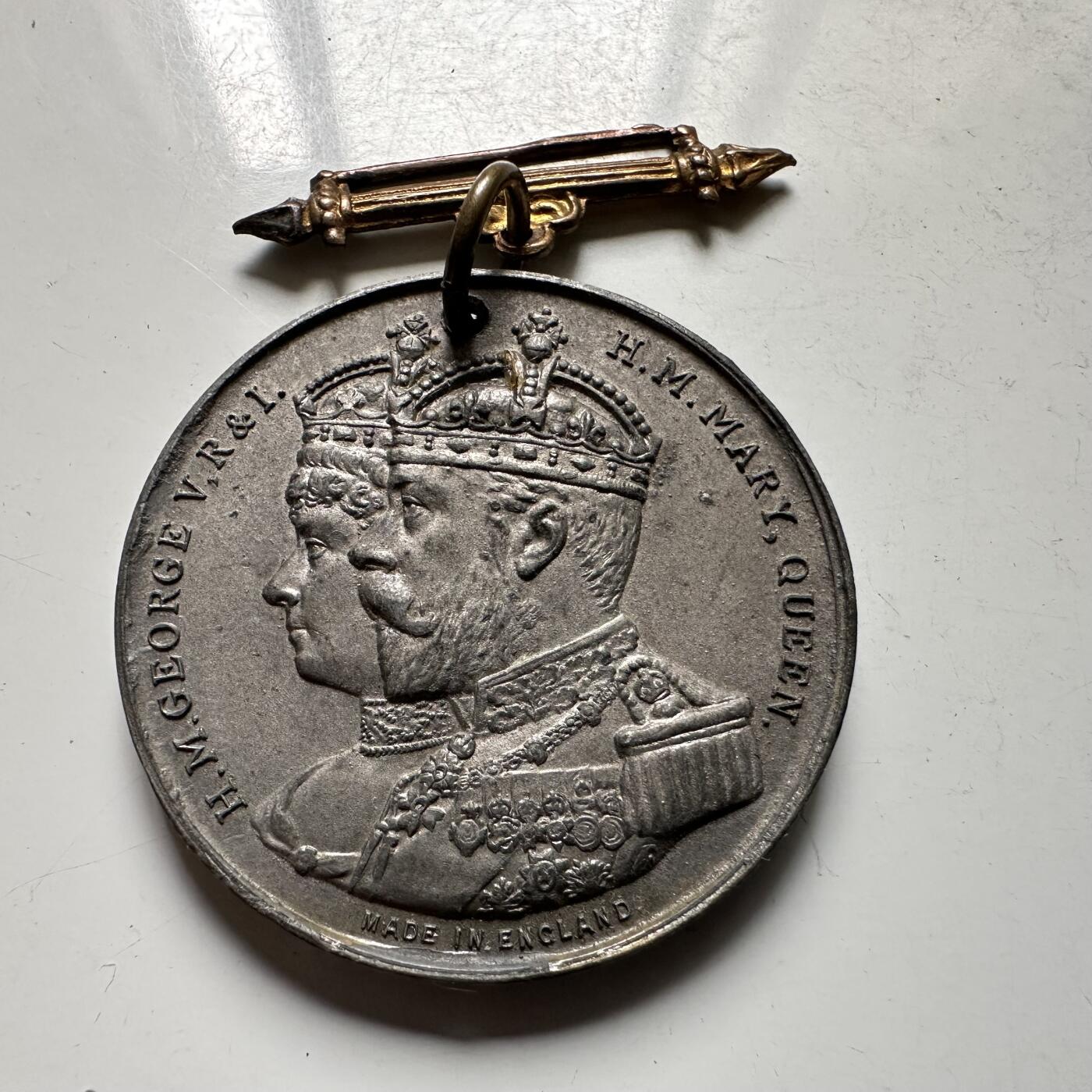 🌹外币初藏🌹🐯2026年第43场   每周二四六晚8️⃣点  世界硬币 英国 1911年 乔治五世与玛丽王后加冕纪念章 32毫米