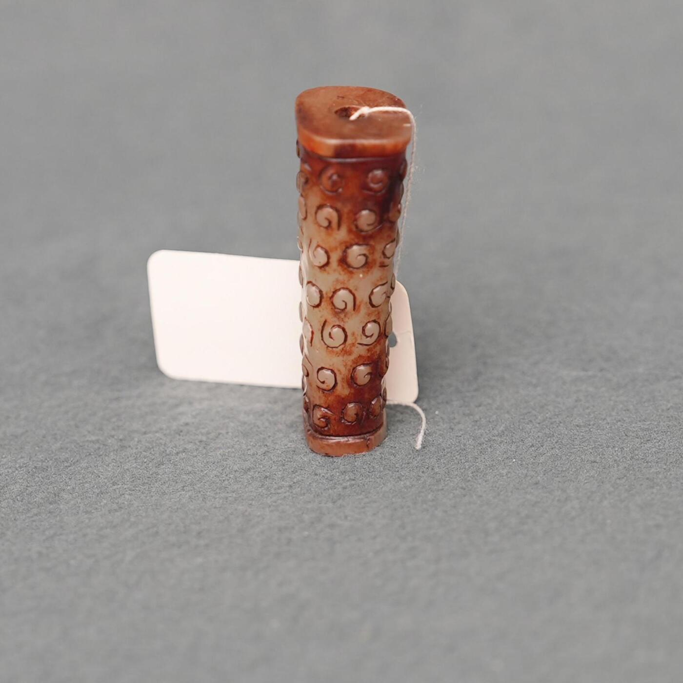  碧月说宝.韫玉流光-南京文物公司明清玉器专场（二） 玉谷纹勒子