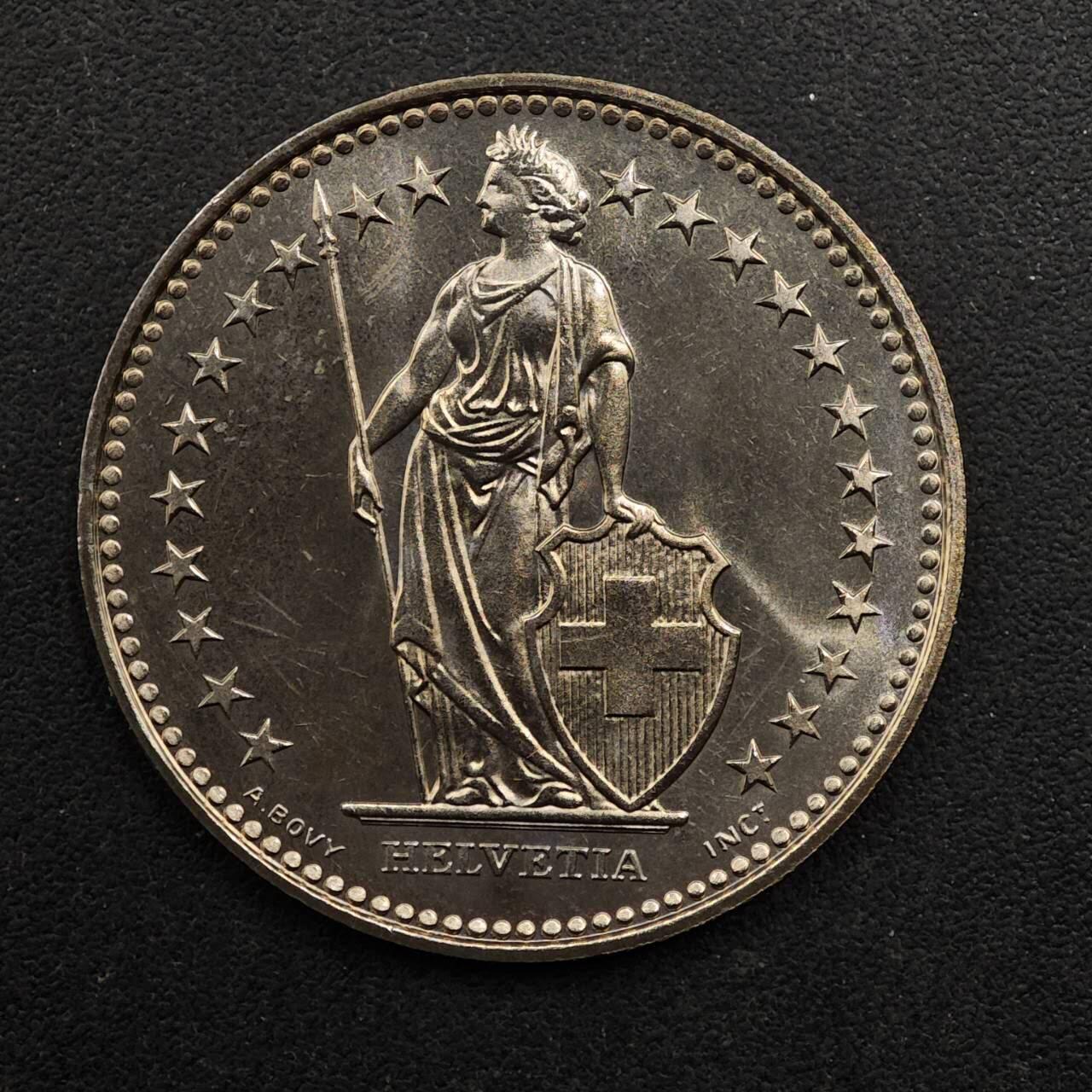 【淘币小摊】实时拍第八百九十二拍   散币场    每周一统一发货 瑞士1986年1法郎镍币