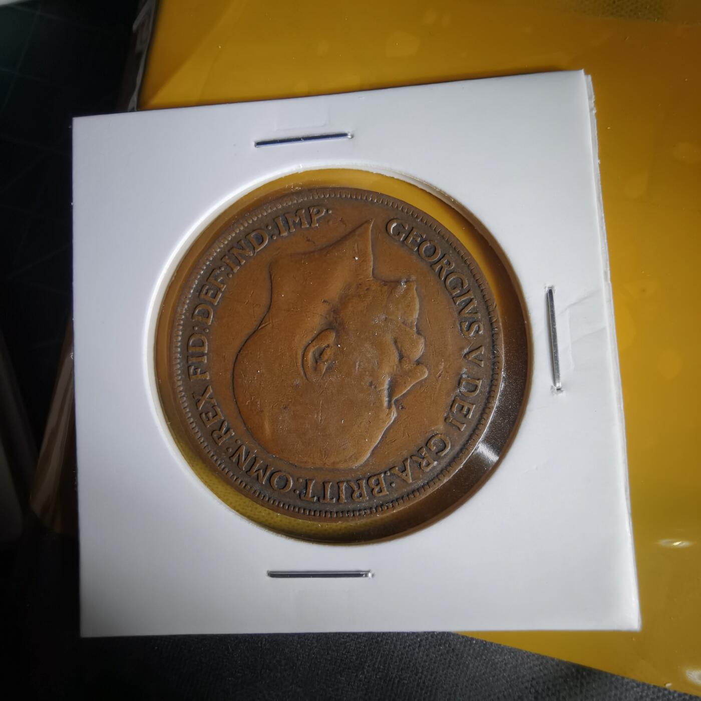 沼泽如烟--第1059场 英国1920年1便士