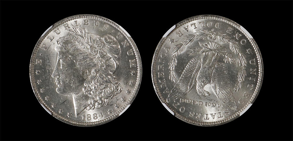 南京三省2026年春季拍卖会 世界币章&现代币 1884年美国摩根银元