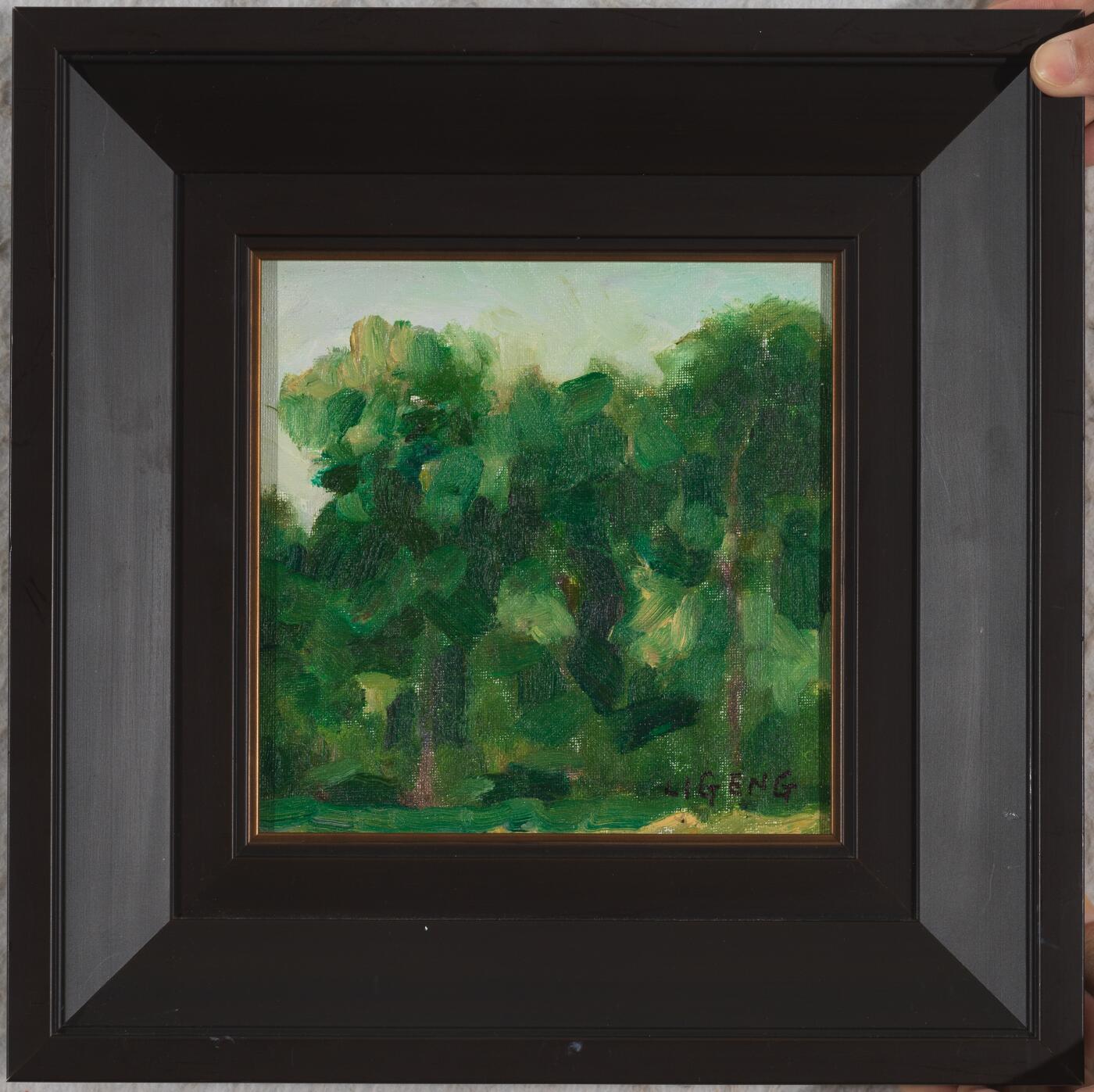 碧月说宝.当代书画专场一 李庚 风景